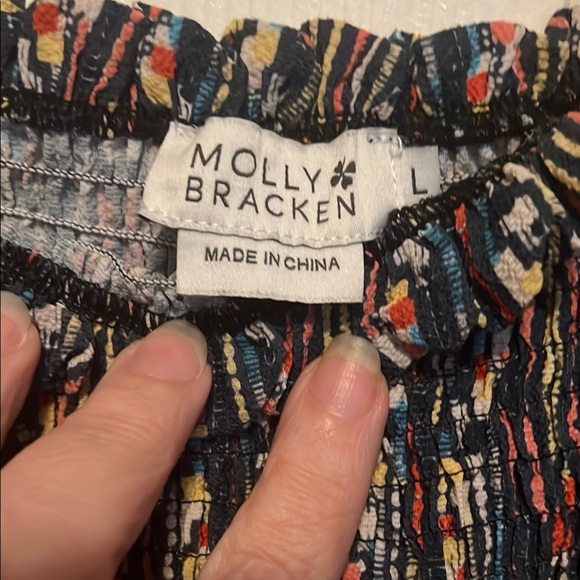 Multicolor Off-Shoulder Dress - Picture 2 of 6